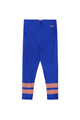 Stripes Shiny Leggings Ultramarine