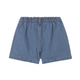 Strawberries Woven Short Light Blue Denim