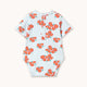 Blossoms Rib Set Ice Blue
