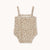 Animal Print Rib Sleevless Body Light Cream