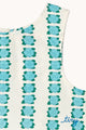 Blue Flowers Set Off White