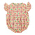 Cherries Sleevless Baby Romper Light Yellow
