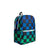 Kane Double Pocket Backpack Blue Checkboard