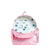 Kane Double Pocket Backpack Pink Checkboard