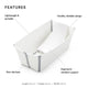Stokke Flexi Newborn Support Bundle White