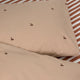 Duvet Cover Red Cherries on Nude