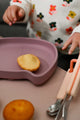 THE COTTON CLOUD Cutlery Set With Loop Tangerine