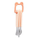 THE COTTON CLOUD Cutlery Set With Loop Tangerine