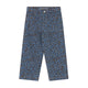 Animal Print Jeans Dark Blue