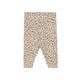 TINYCOTTONS Animal Print Rib Baby Pant Light Cream, BEIRUT-UAE-KUWAIT