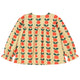 Apples Buttoned Blouse Dusty Yellow