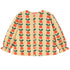 Apples Buttoned Blouse Dusty Yellow