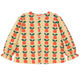 Apples Buttoned Blouse Dusty Yellow
