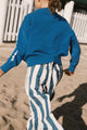 TINYCOTTONS Light Navy Stripes Pant Light Navy, BEIRUT,UAE,JORDAN