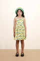 TINYCOTTONS Oranges Dress Mellow Yellow available at smol