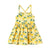 TINYCOTTONS Oranges Dress Mellow Yellow available at smol