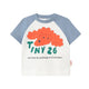 TINYCOTTONS Red Dog Graphic Baby Tee Off White available at smol