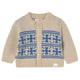TINYCOTTONS Snow Baby Cardigan Vanilla
