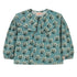 White Bouquet Shirt Teal