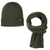 TUMBLE N'DRY Berwyn Beanie and Midway Scarf Set Dark Green