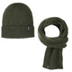 TUMBLE N'DRY Berwyn Beanie and Midway Scarf Set Dark Green
