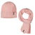 TUMBLE N'DRY Elmwood Beanie and Marywood Scarf Set Light Pink