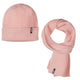 TUMBLE N'DRY Elmwood Beanie and Marywood Scarf Set Light Pink