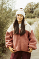 Little Teddy Smiley Jacket Soft Rose