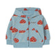 Mushrooms Baby Hoodie Base Denim Blue