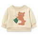 Bear Graphic Baby Sweatshirt Base Sanstone