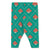 Mushrooms Baby Leggings Base Dark Emerald