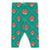 Mushrooms Baby Leggings Base Dark Emerald