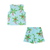 Palms Set Light Blue