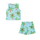 Palms Set Light Blue