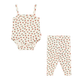 Tiny Roses Rib Set Off White