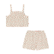 Tiny Roses Rib Set Off White