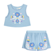 Albane Set Cotton Voile Stone Blue