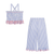 Loukini Set Popelin Blue Seaside Stripes