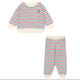 Manis Knit Set Antique Stripe