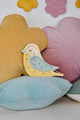 Velvet Bloom Pillow Pink Elderberry