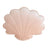 Velvet Shell Cushion Apricot Pearl