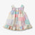 WHEAT Ayla Ruffle Dress Patchwork Flowers, BEIRUT-MIDDLE EAST