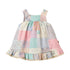 Ayla Ruffle Dress Patchwork Flowers