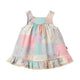 WHEAT Ayla Ruffle Dress Patchwork Flowers, BEIRUT-MIDDLE EAST