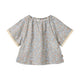 WHEAT Hannah Blouse Air Blue Flowers available at SMOL, Beirut-UAE