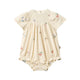 WHEAT Margit Romper Ivory Embroidery Flowers, SMOL-Beirut,QATAR,UAE