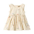 Sienna Pinafore Dress Ivory Embroidery Flowers