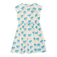 Sail Collar Sundress Turquoise