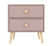 Double Bed Side Table Pink