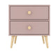 Double Bed Side Table Pink